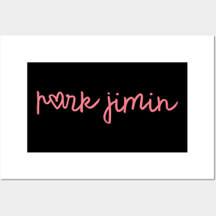 park jimin hearts Posters and Art